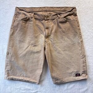 Vtg Dickies Carpenter Shorts Men Sz 42 Tan Work Utility Y2K‎ Casual 12" Inseam